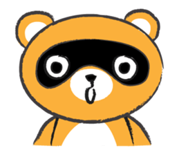 Round Round Raccoon sticker #14431555