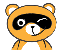 Round Round Raccoon sticker #14431563