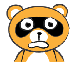 Round Round Raccoon sticker #14431564