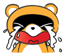 Round Round Raccoon sticker #14431565