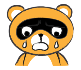 Round Round Raccoon sticker #14431566