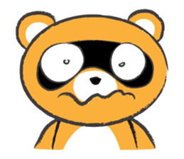 Round Round Raccoon sticker #14431567