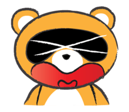 Round Round Raccoon sticker #14431568