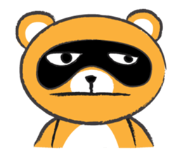 Round Round Raccoon sticker #14431569