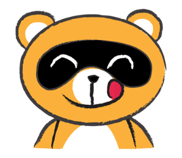 Round Round Raccoon sticker #14431572