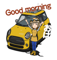 My mini size car animation sticke sticker #14431742