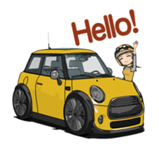 My mini size car animation sticke sticker #14431743