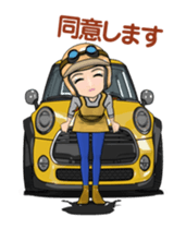 My mini size car animation sticke sticker #14431747