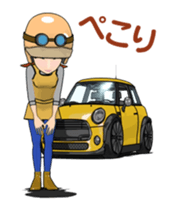 My mini size car animation sticke sticker #14431754