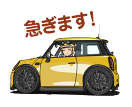 My mini size car animation sticke sticker #14431762