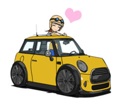 My mini size car animation sticke sticker #14431764