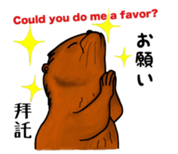 Cute and funny sea otters sticker #14433098