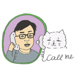 Cat Christina 2 sticker #14433218