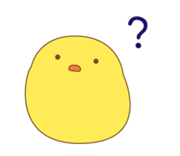 cute chick piyota sticker #14434256