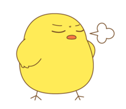 cute chick piyota sticker #14434258