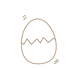 cute chick piyota sticker #14434271