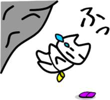 a-hold character like a cat 2 sticker #14434351