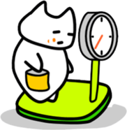 a-hold character like a cat 2 sticker #14434362