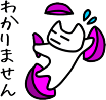 a-hold character like a cat 2 sticker #14434371