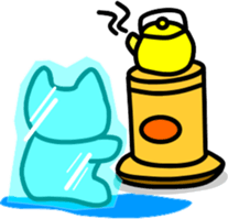 a-hold character like a cat 2 sticker #14434379