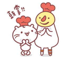 cheer & majimeow | lovely companion sticker #14434478