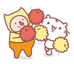 cheer & majimeow | lovely companion sticker #14434486