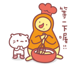 cheer & majimeow | lovely companion sticker #14434490