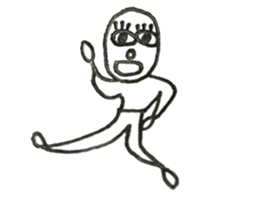 Person of long eyelashes sticker #14435003