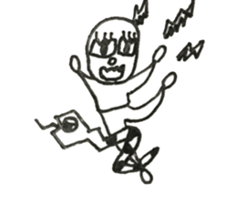 Person of long eyelashes sticker #14435006