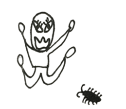 Person of long eyelashes sticker #14435015