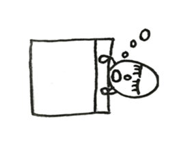 Person of long eyelashes sticker #14435026