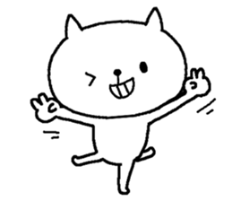 New Year's +cat sticker #14435240