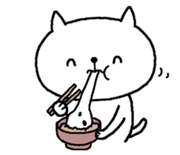 New Year's +cat sticker #14435244