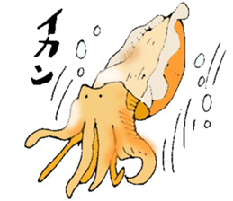 Seafoods that like small talk sticker #14435630