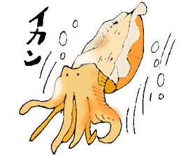 Seafoods that like small talk sticker #14435630