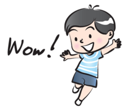 school boy cute cute sticker #14435916