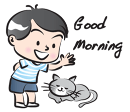 school boy cute cute sticker #14435920