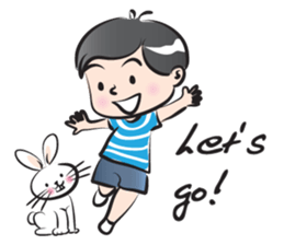 school boy cute cute sticker #14435921