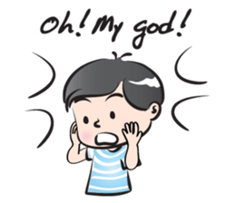 school boy cute cute sticker #14435928