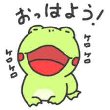 A round frog sticker #14436495