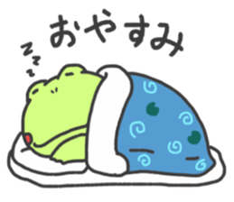 A round frog sticker #14436496