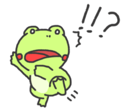 A round frog sticker #14436507