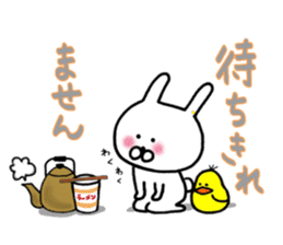 Pierced rabbit 2 sticker #14436633