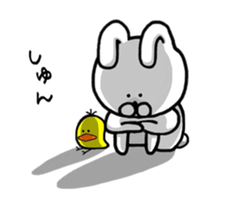 Pierced rabbit 2 sticker #14436634