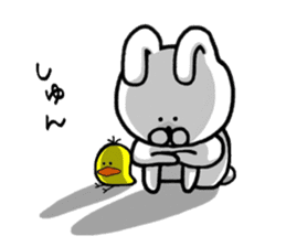 Pierced rabbit 2 sticker #14436634