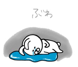 Pierced rabbit 2 sticker #14436635