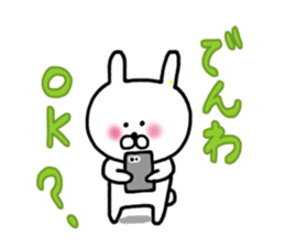 Pierced rabbit 2 sticker #14436644