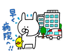 Pierced rabbit 2 sticker #14436652