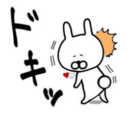 Pierced rabbit 2 sticker #14436653