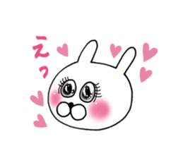 Pierced rabbit 2 sticker #14436655